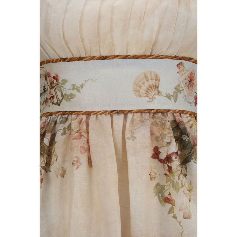 Zimmermann Beige Linen Casual Dress | Regal Royce