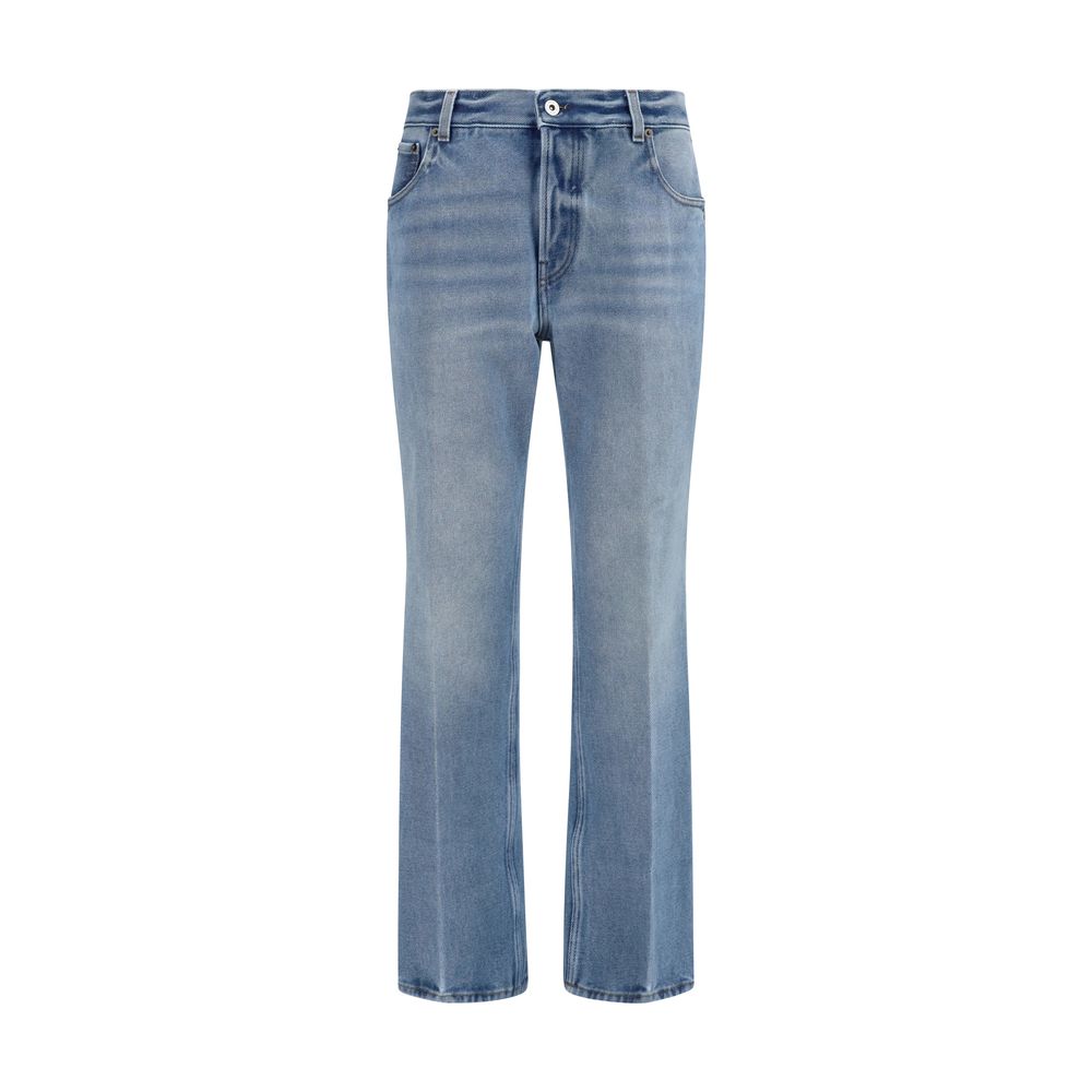 Miu Miu Blue Cotton Relaxed Fit Jeans | Regal Royce