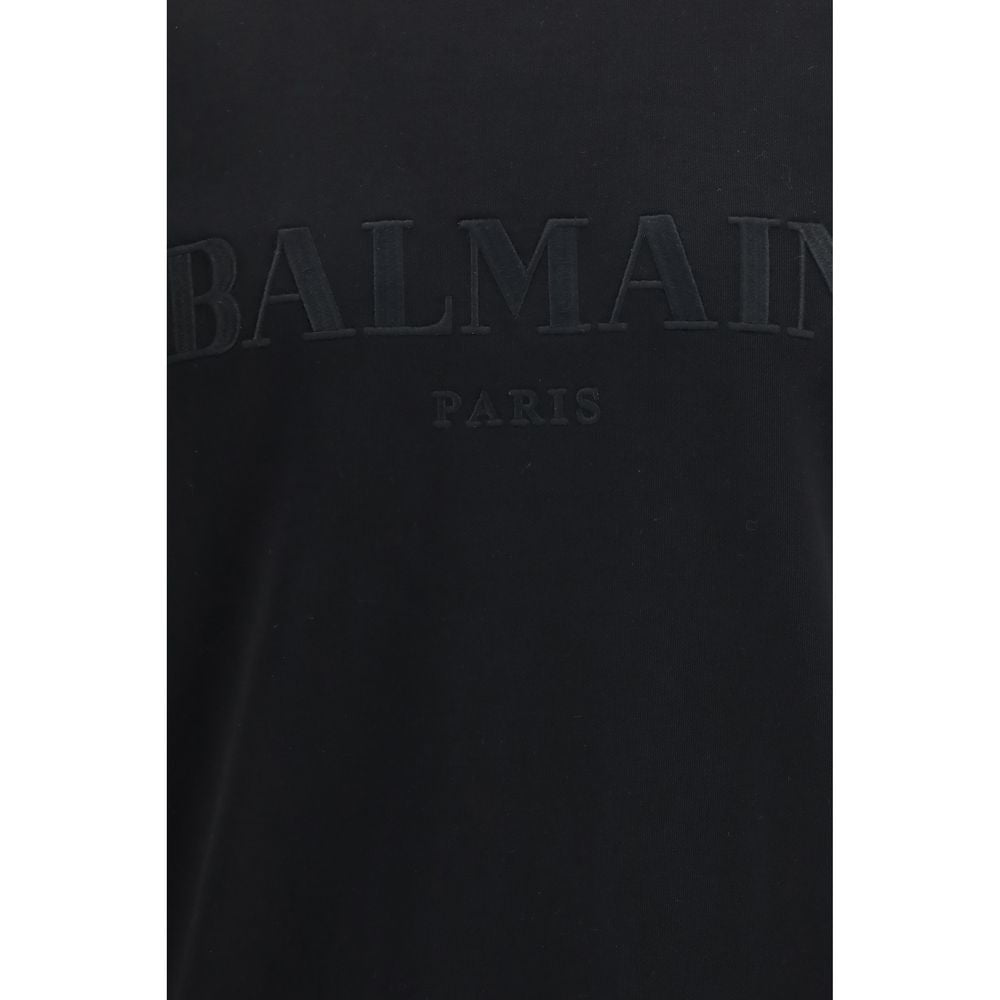 Balmain Black Cotton Sweatshirt | Regal Royce
