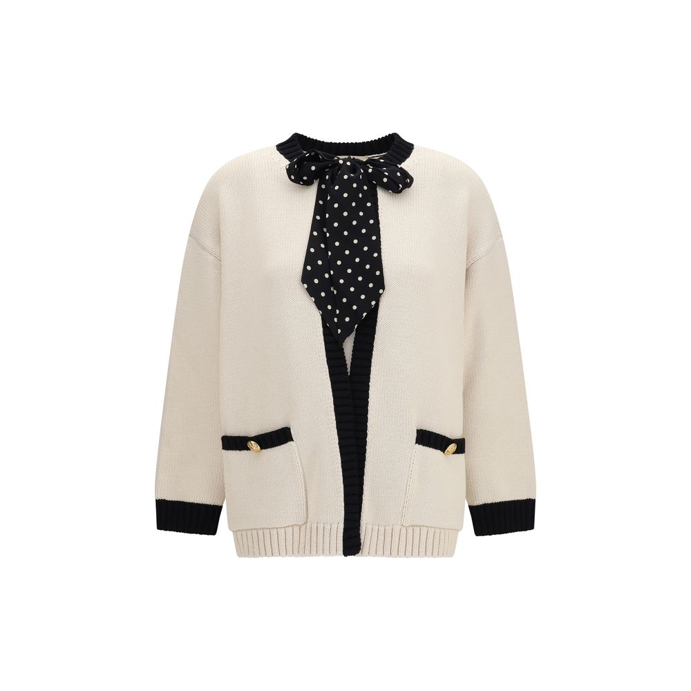 Valentino Beige Cotton Cardigan | Regal Royce