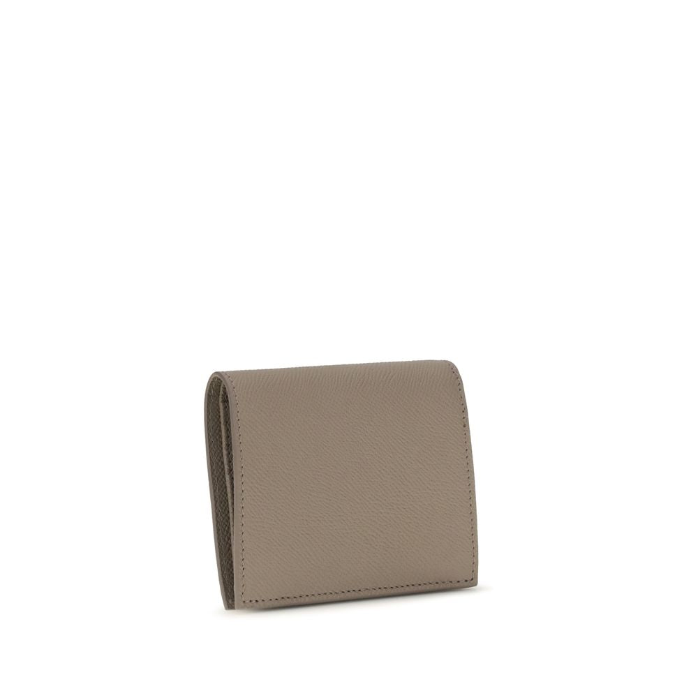 Ferragamo Beige Calf Leather Bos Taurus Wallet | Regal Royce