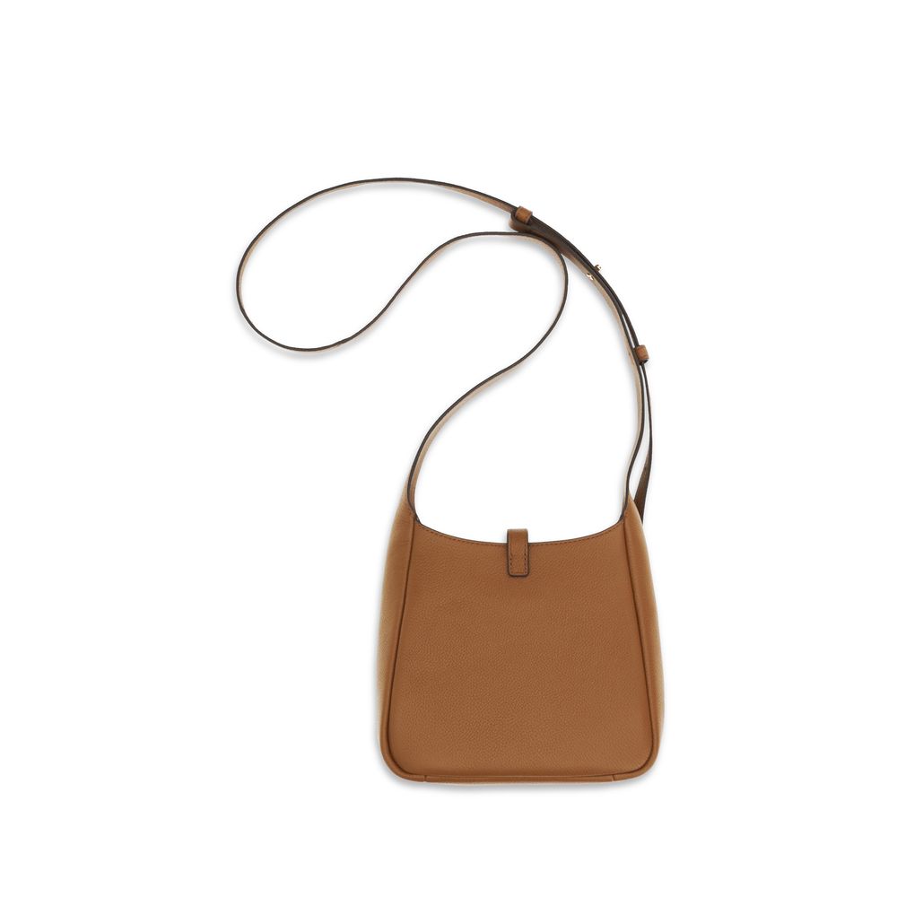 Tory Burch Brown Calf Leather Bos Taurus Shoulder Bag | Regal Royce