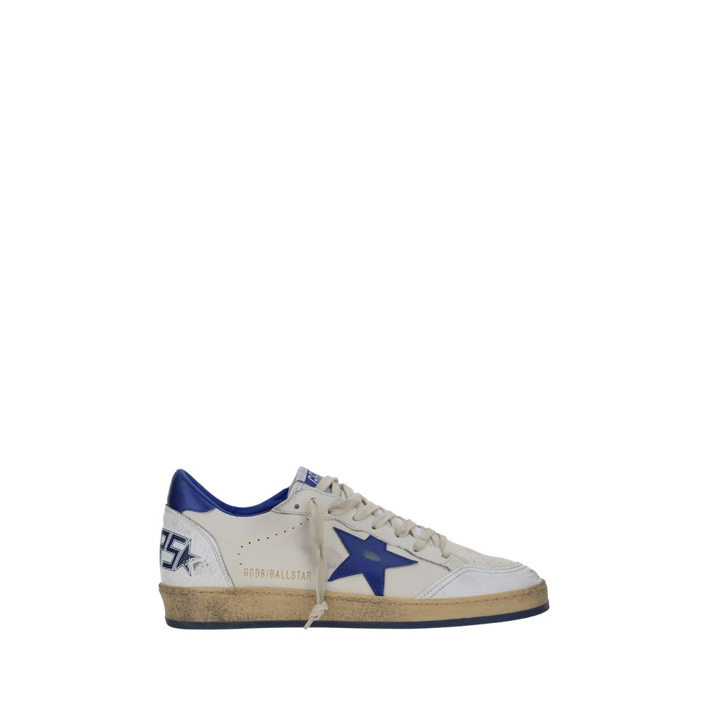 Golden Goose White Goatskin Low Top Sneakers | Regal Royce