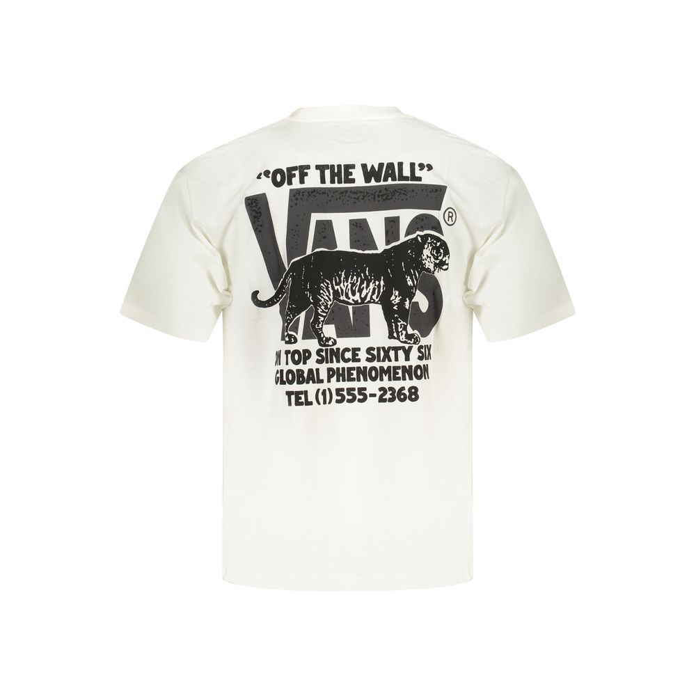 Vans White Cotton Men's T-Shirt | Regal Royce