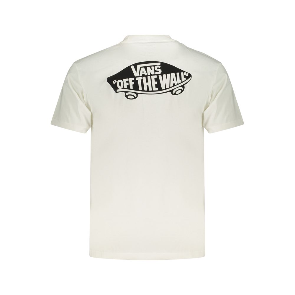 Vans White Cotton Men's T-Shirt | Regal Royce