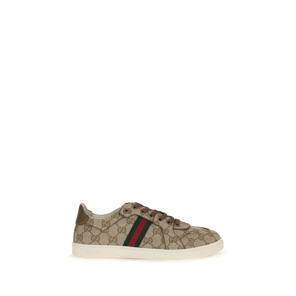 Gucci Beige Polyester Athletic Sneakers | Regal Royce