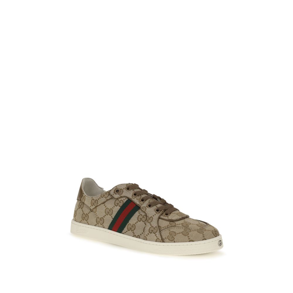 Gucci Beige Polyester Athletic Sneakers | Regal Royce