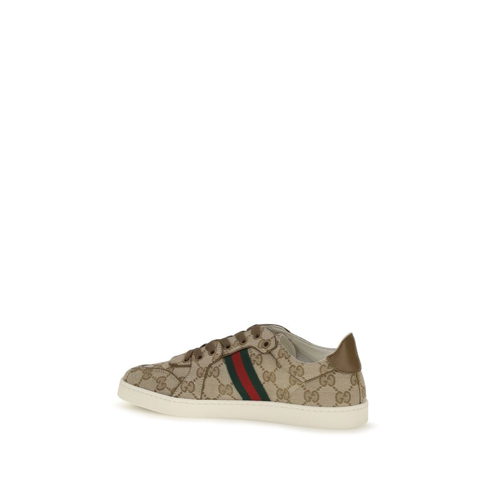 Gucci Beige Polyester Athletic Sneakers | Regal Royce