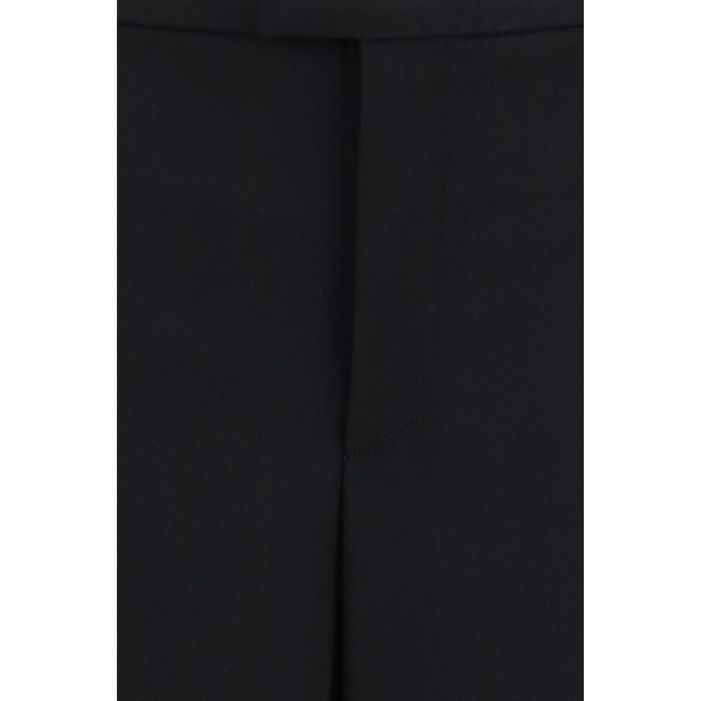 Gucci Black Wool Oves Aries Casual Pants | Regal Royce