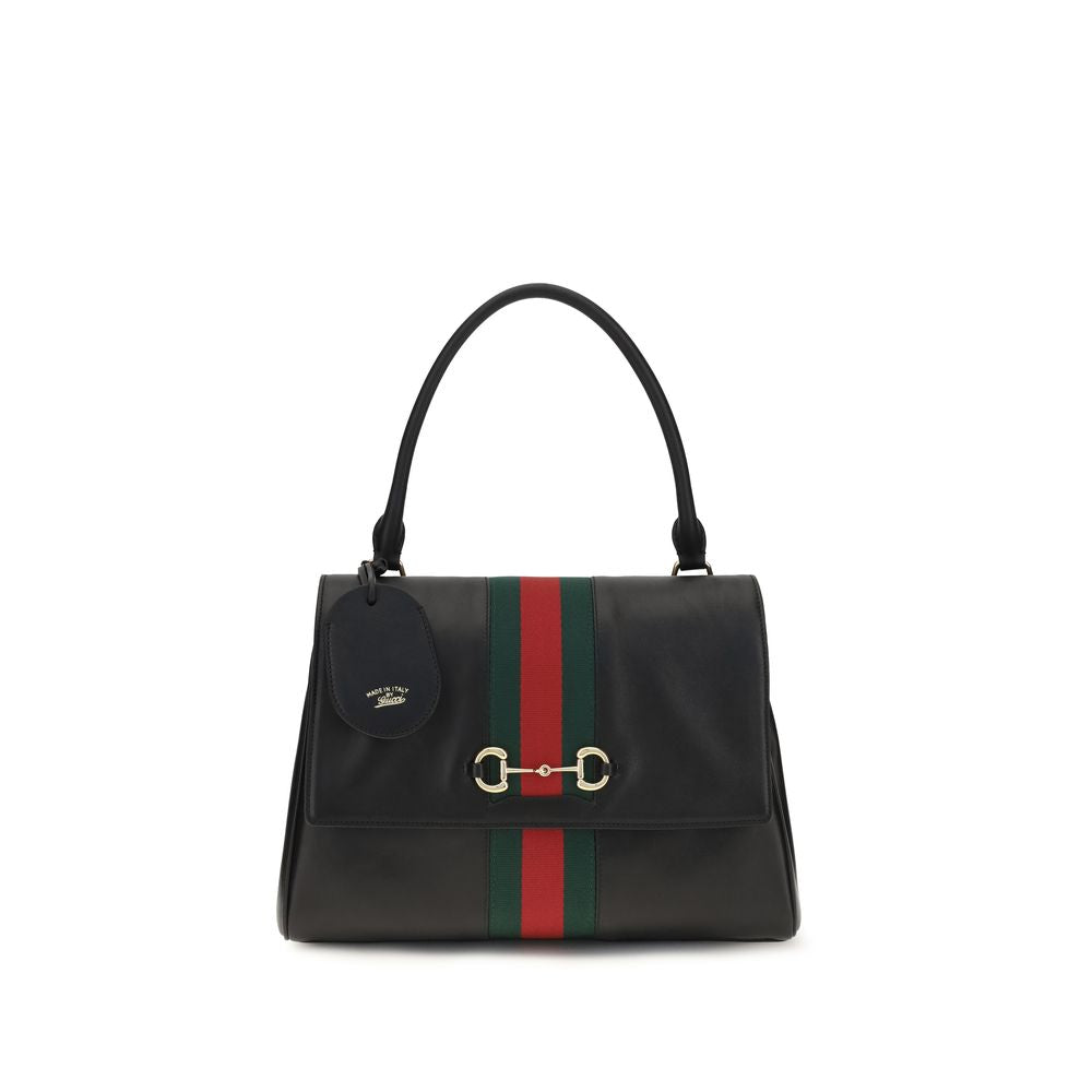 Gucci Black Calf Leather Bos Taurus Handbag | Regal Royce