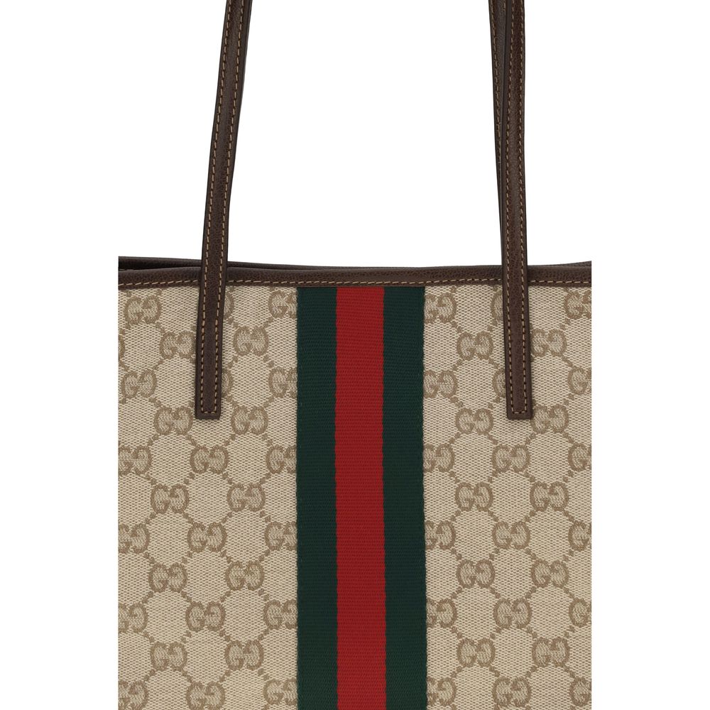 Gucci Beige Cotton Shoulder Bag | Regal Royce