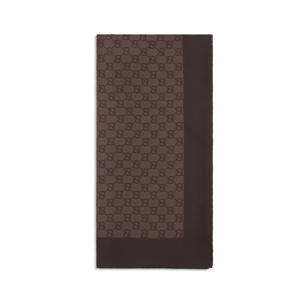 Gucci Brown Silk Foulard | Regal Royce