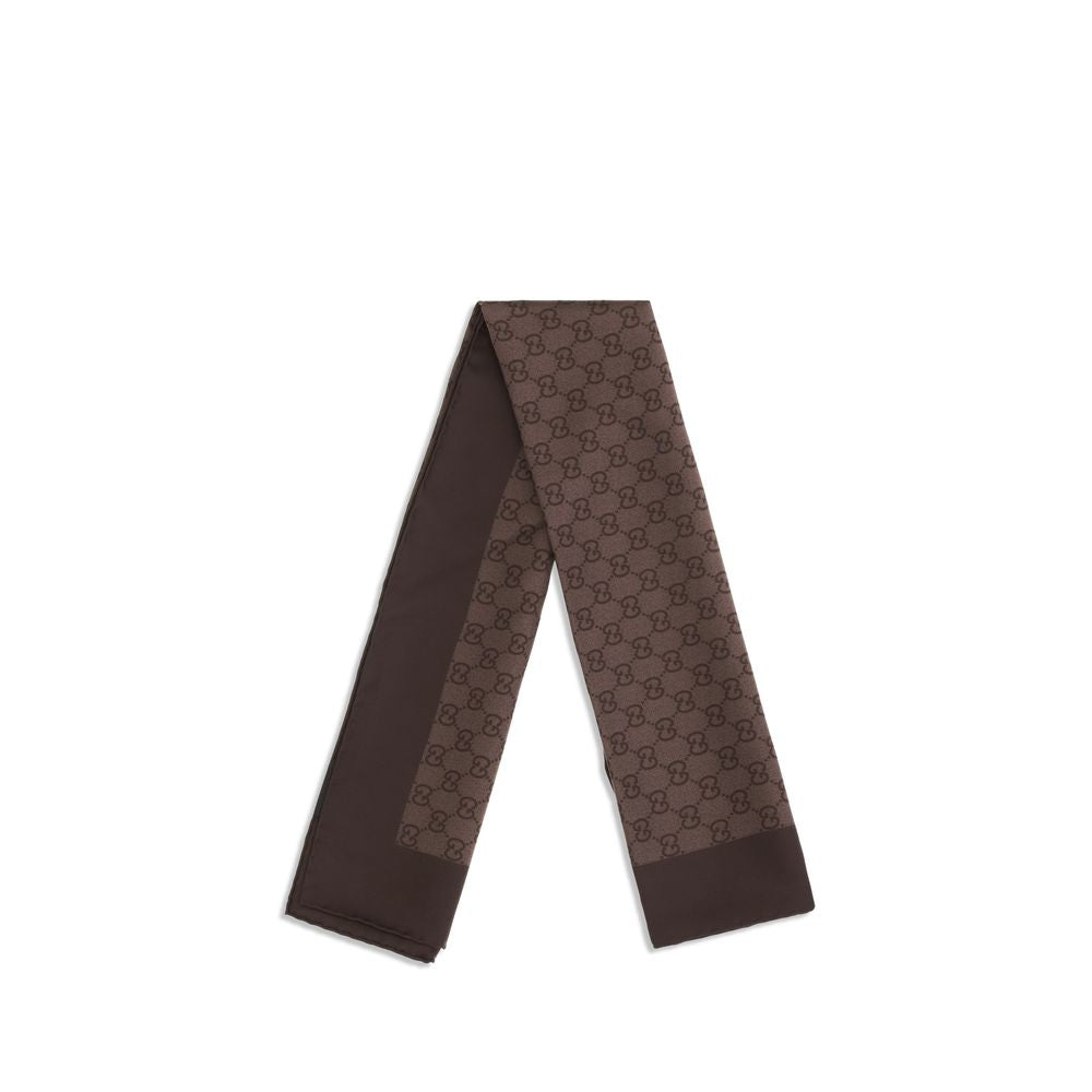 Gucci Brown Silk Foulard | Regal Royce
