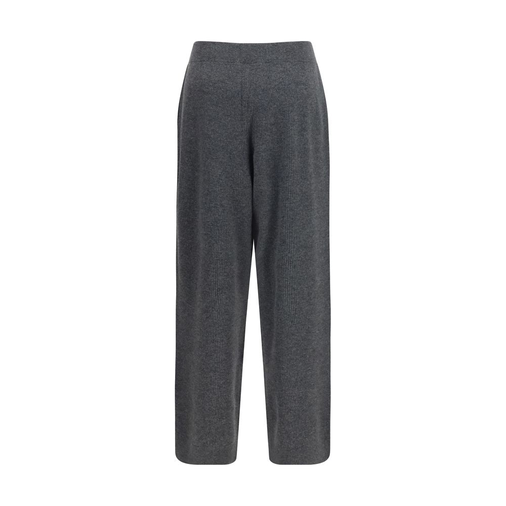 Brunello Cucinelli Gray Cashmere Casual Pants | Regal Royce