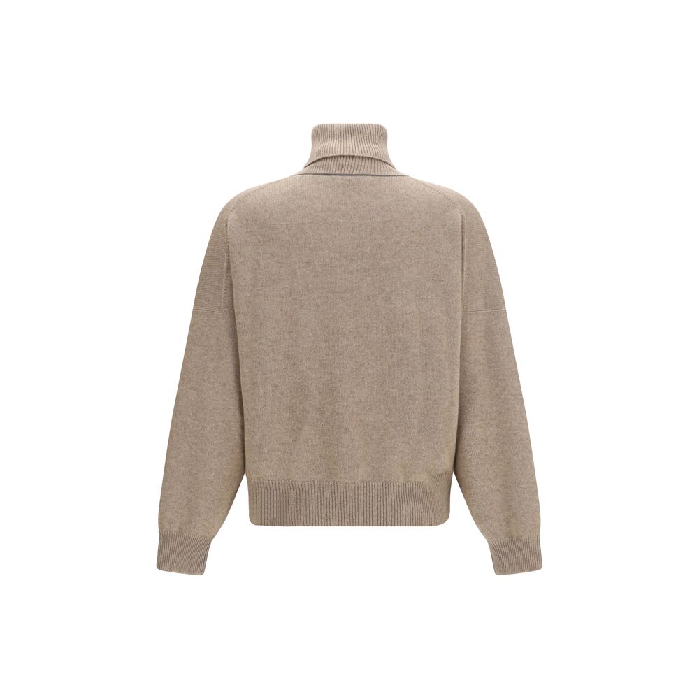 Brunello Cucinelli Brown Cashmere Turtleneck | Regal Royce