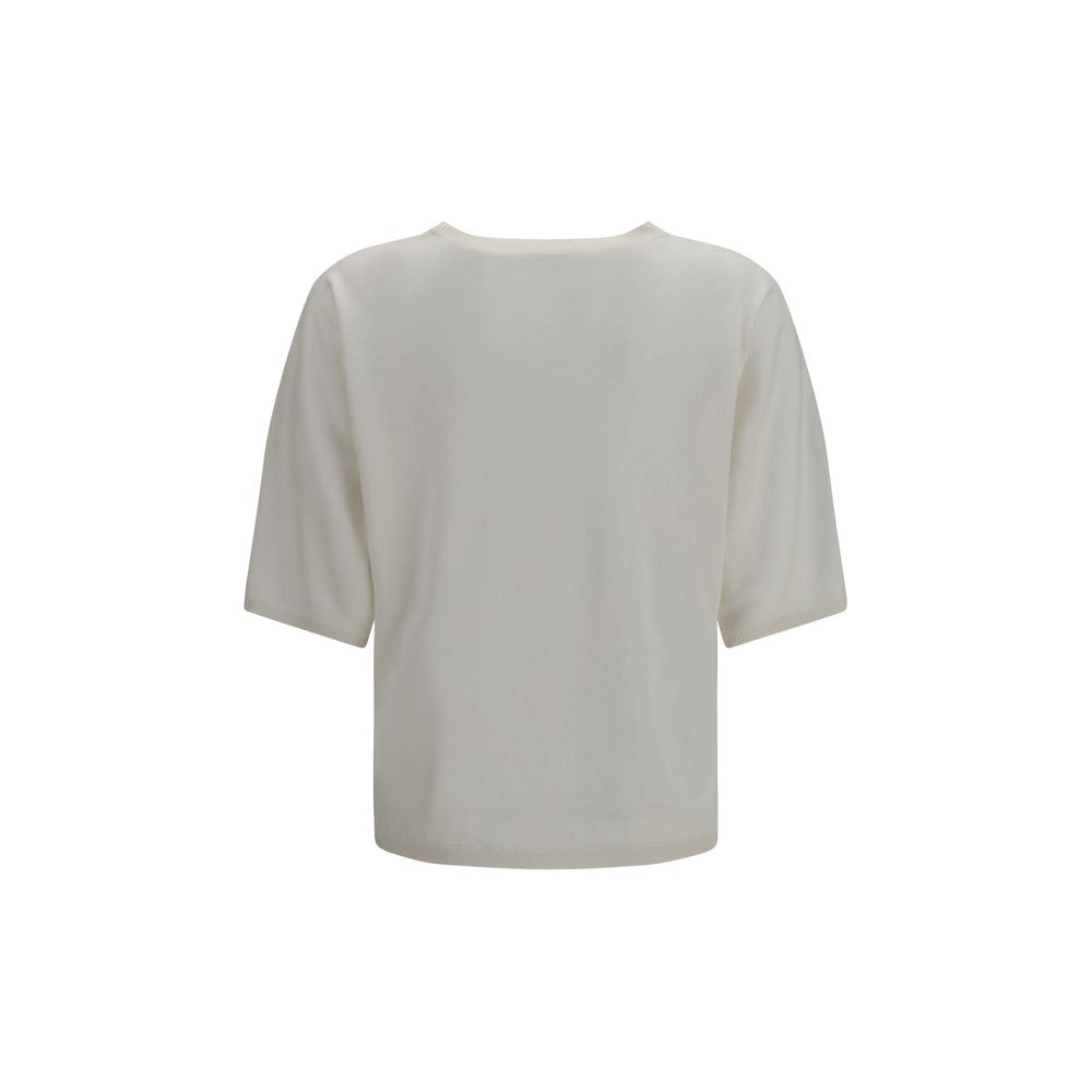 Brunello Cucinelli White Cashmere Sweatshirt | Regal Royce
