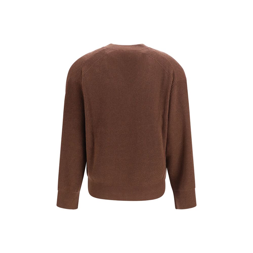 Brunello Cucinelli Brown Cashmere Sweater | Regal Royce