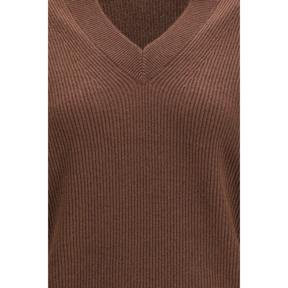 Brunello Cucinelli Brown Cashmere Sweater | Regal Royce