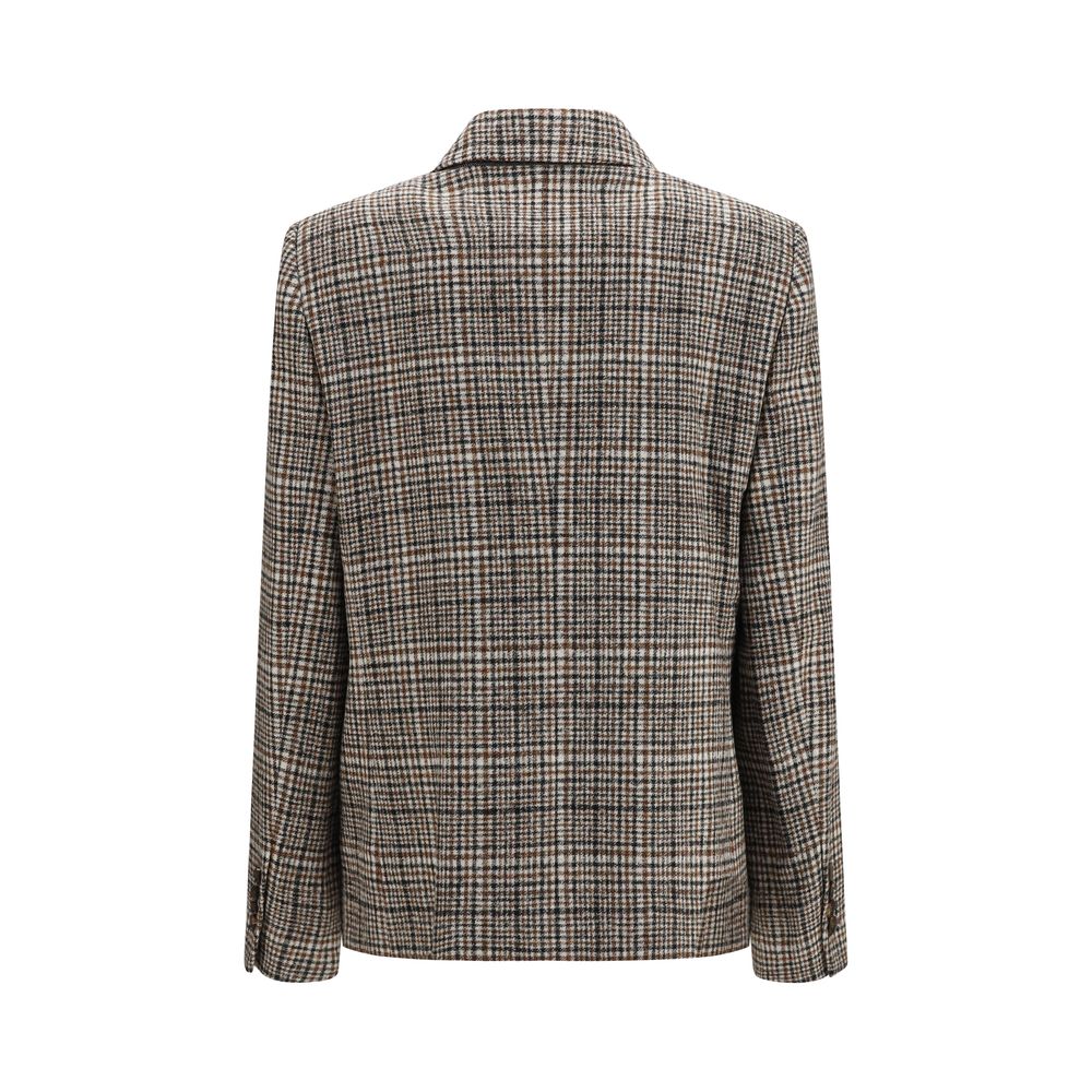 Brunello Cucinelli Multicolor Alpaca Vicugna Pacos Jacket | Regal Royce