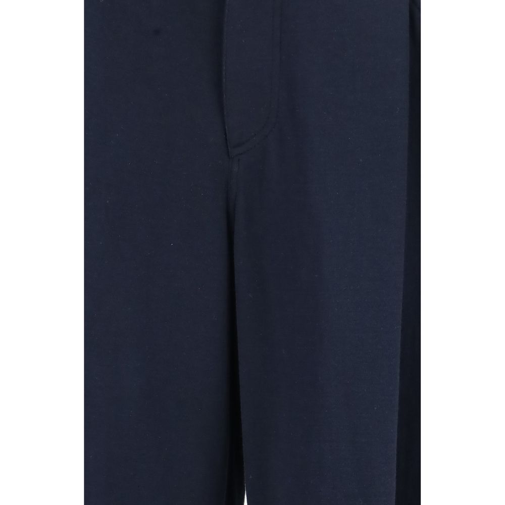 Brunello Cucinelli Blue Cotton Casual Pants | Regal Royce