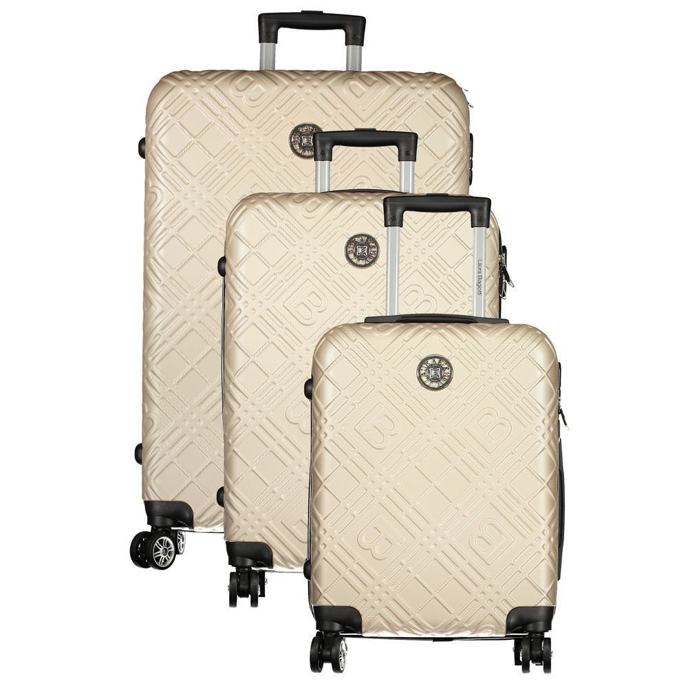 Laura Biagiotti Gold Polyurethane Women's Travel Bag | Regal Royce