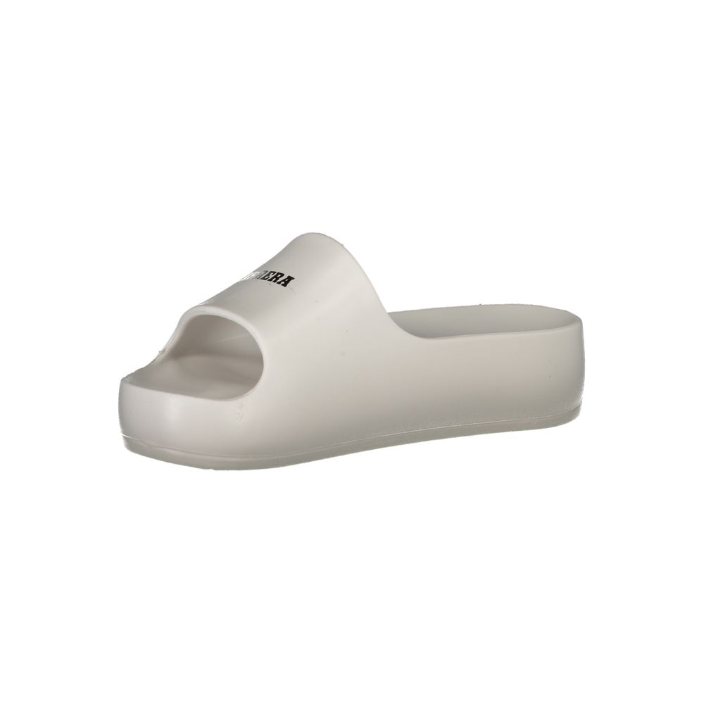 Carrera Bianco Poliuretano Women Slipper | Regal Royce