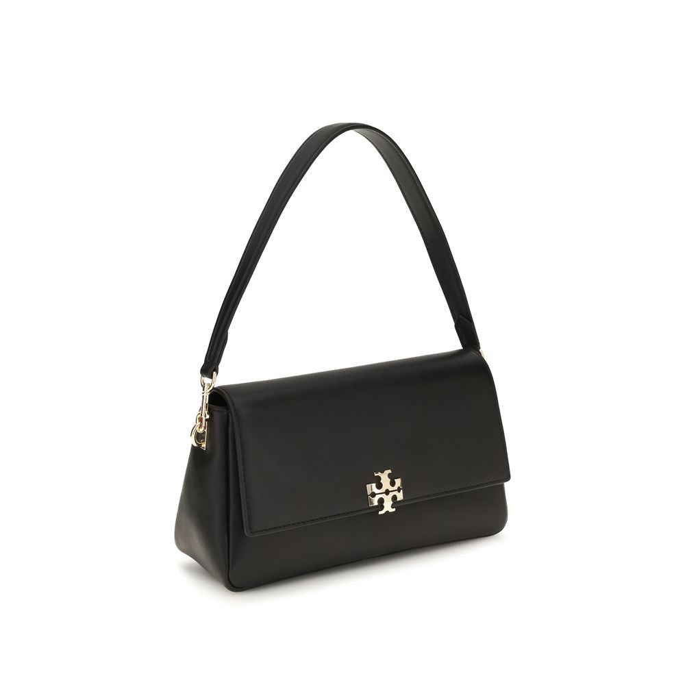 Tory Burch Black Calf Leather Bos Taurus Shoulder Bag | Regal Royce