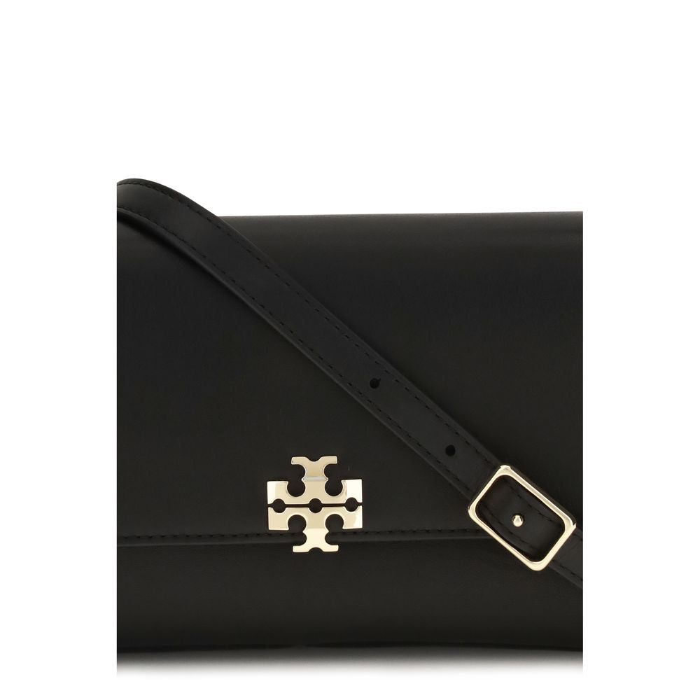 Tory Burch Black Calf Leather Bos Taurus Shoulder Bag | Regal Royce