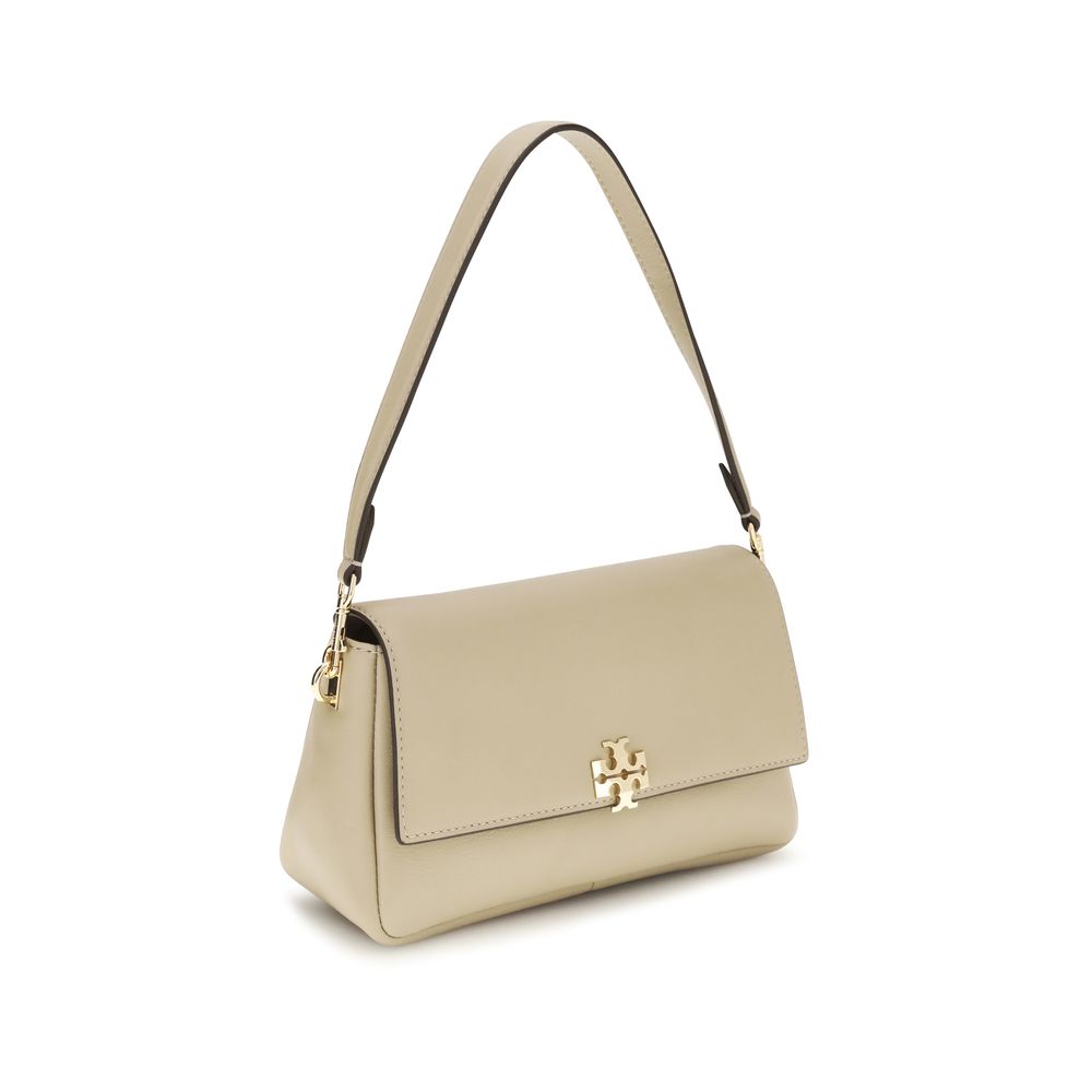 Tory Burch Beige Calf Leather Bos Taurus Shoulder Bag | Regal Royce