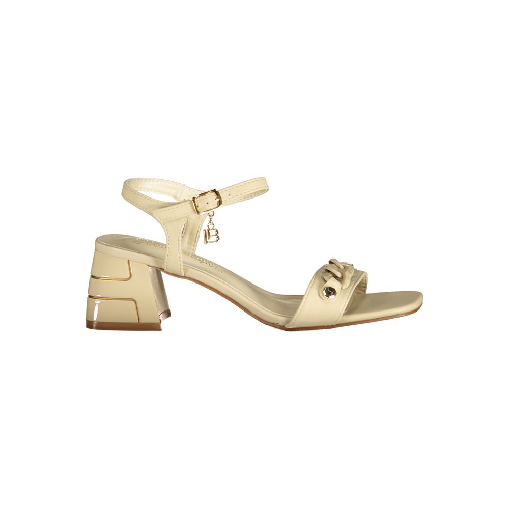 Laura Biagiotti Beige Polyurethane Women's Sandal | Regal Royce