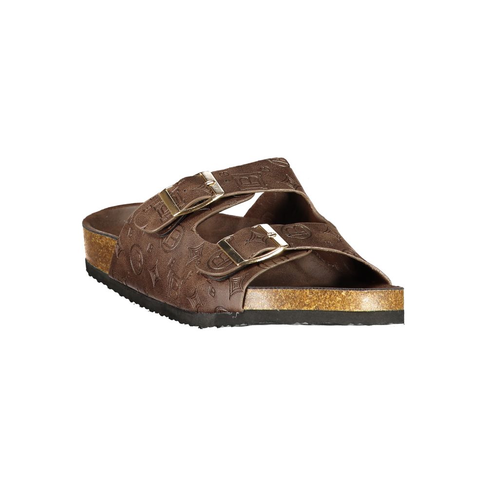Laura Biagiotti Brown Polyurethane Women's Sandal | Regal Royce