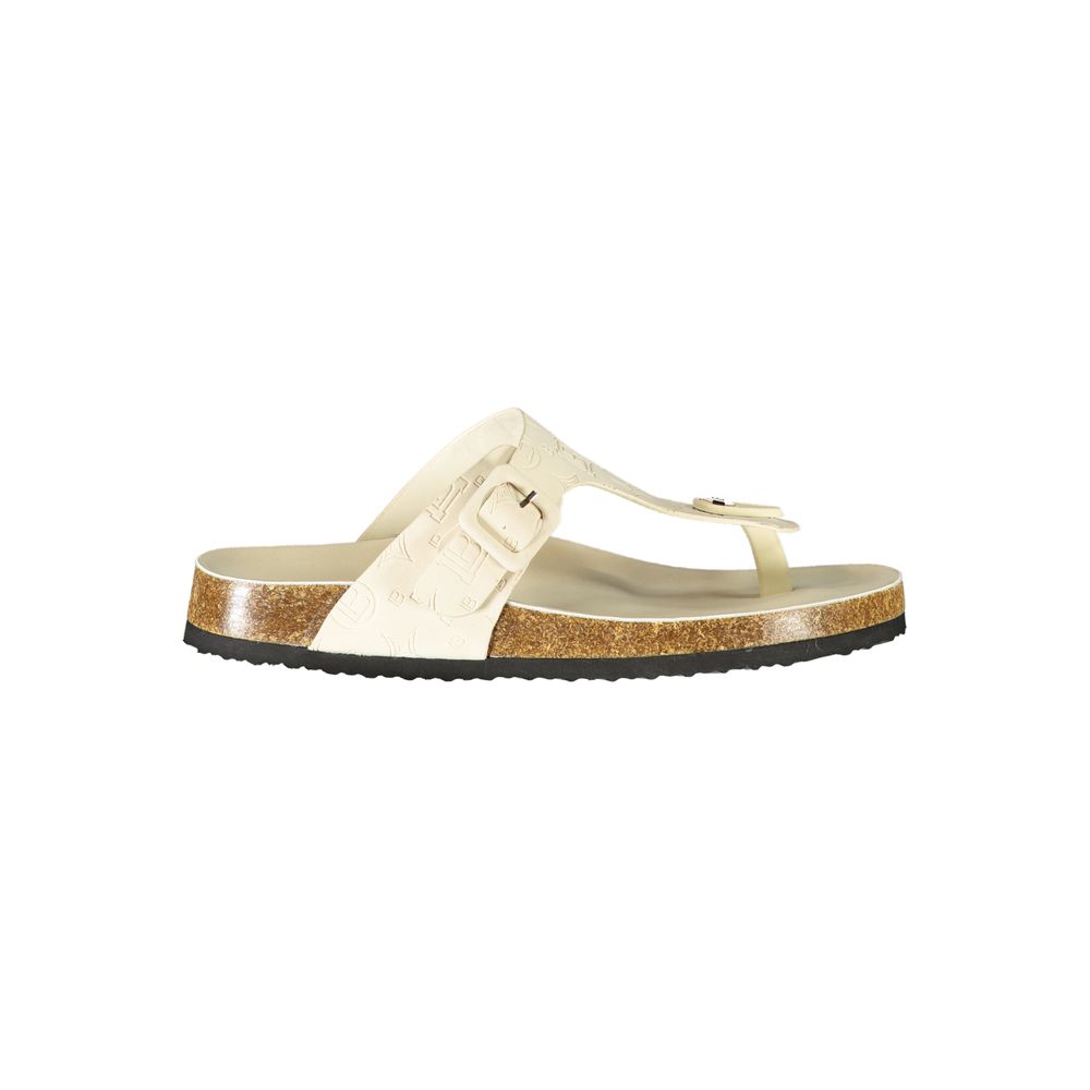 Laura Biagiotti Bianco Poliuretano Donna Ciabatta for Effortless Elegance | Regal Royce
