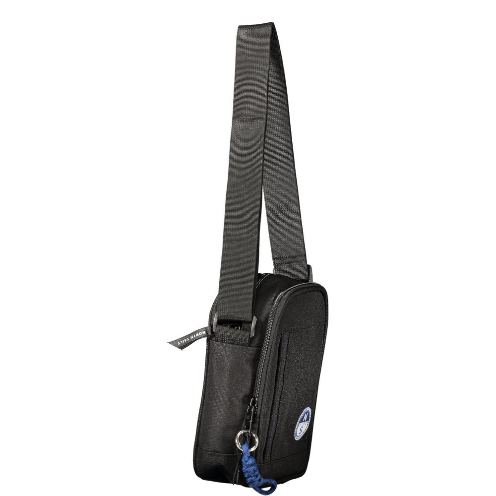 North Sails Black Polyester Shoulder Bag | Regal Royce