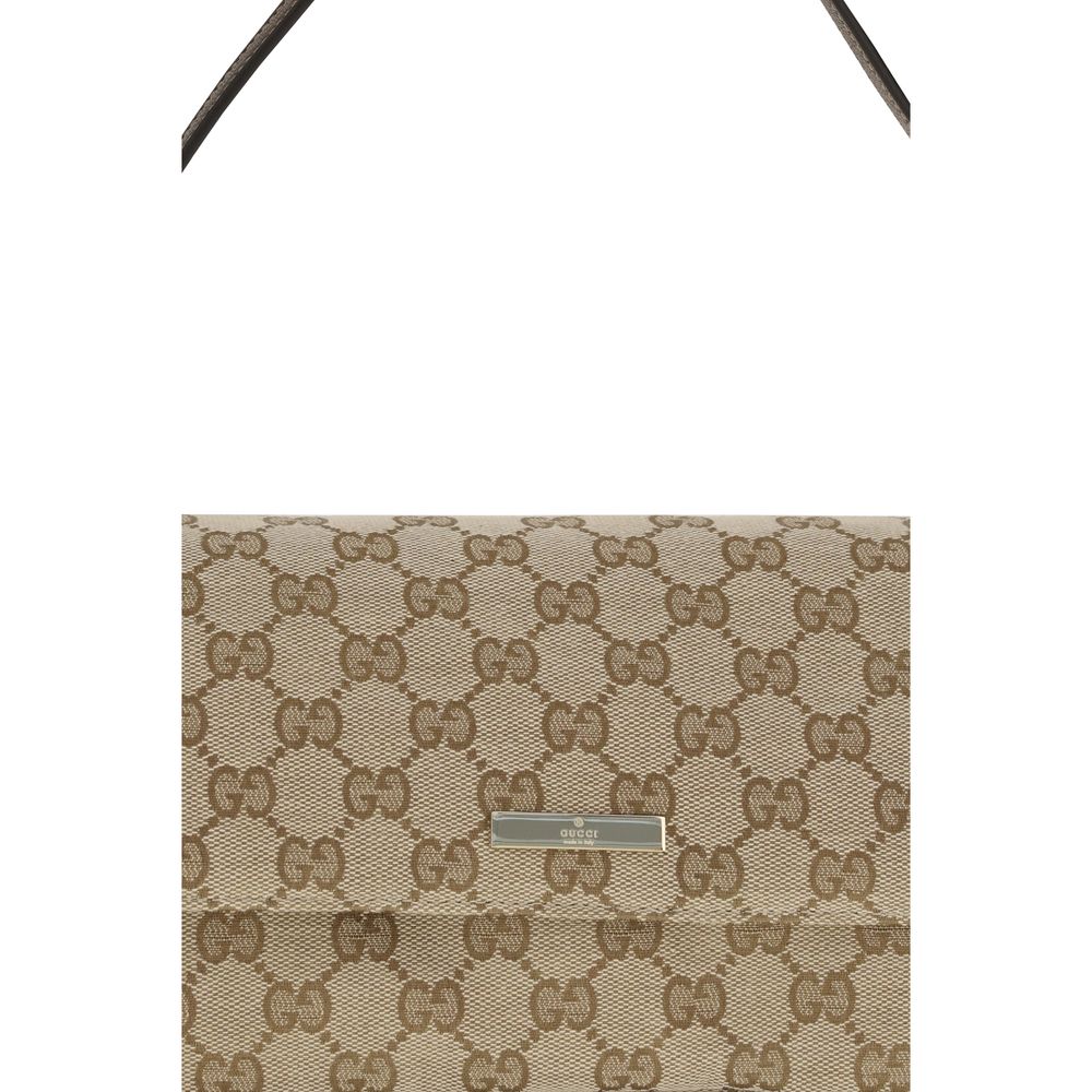 Gucci Brown Fabric Shoulder Bag | Regal Royce