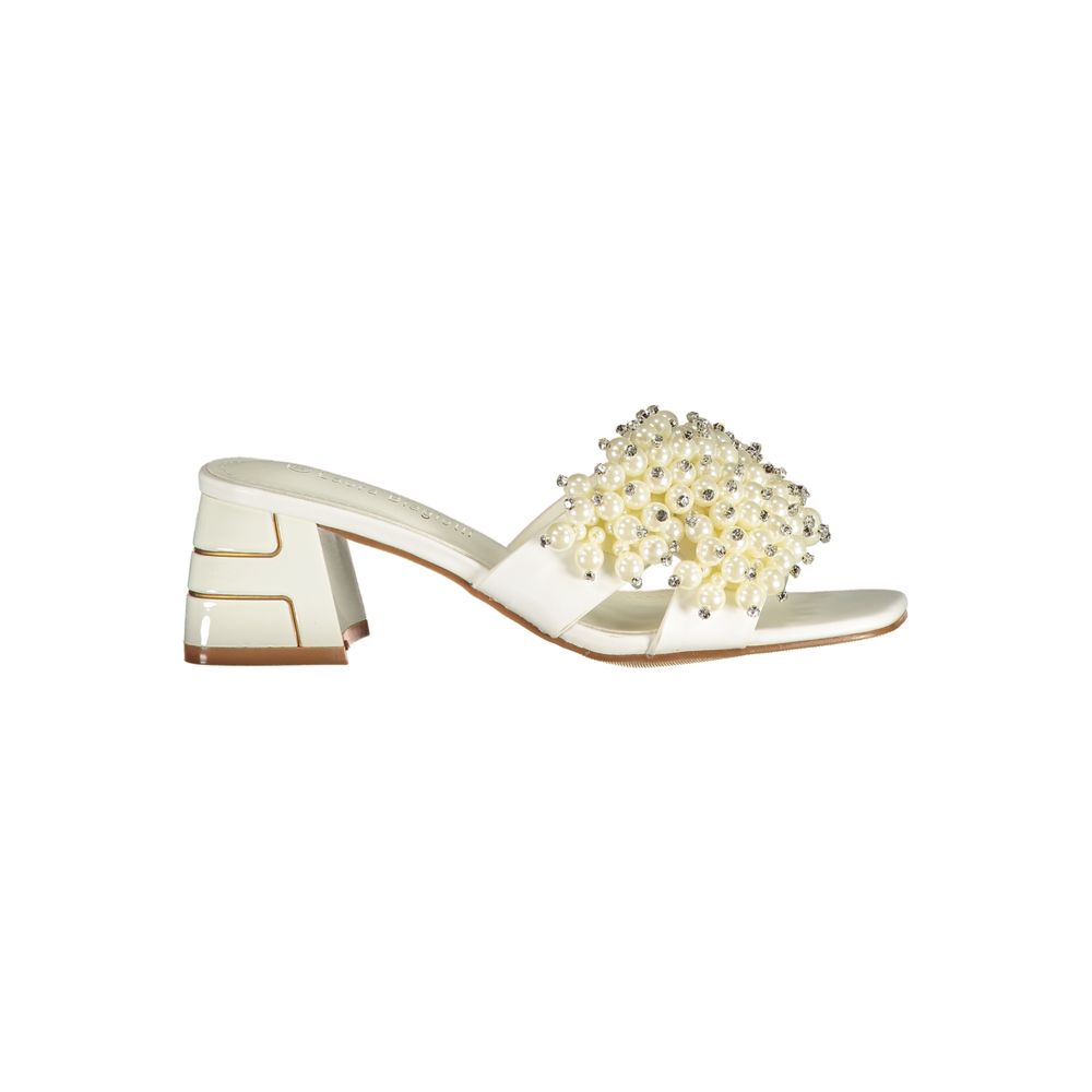Laura Biagiotti Bianco Poliuretano Donna Sandal | Regal Royce