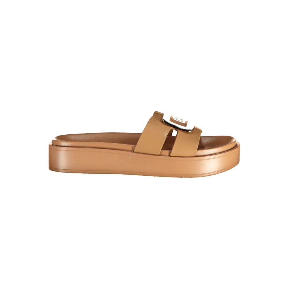 Laura Biagiotti Beige Polyurethane Women's Sandal | Regal Royce