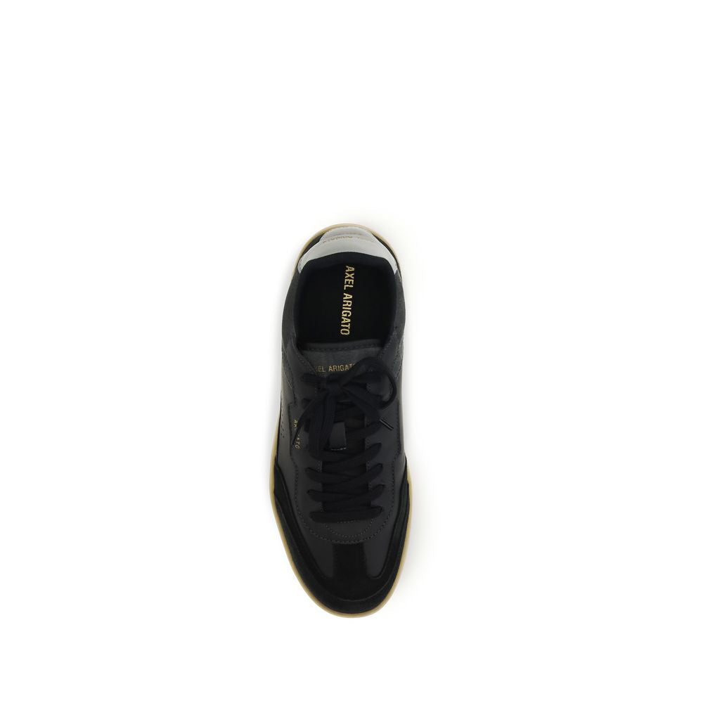 Axel Arigato Black Calf Leather Bos Taurus Low Top Sneakers | Regal Royce