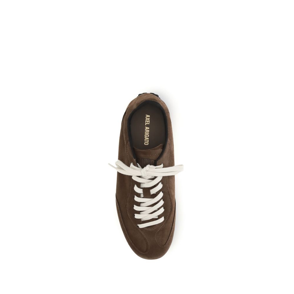 Axel Arigato Brown Calf Leather Bos Taurus Low Top Sneakers | Regal Royce