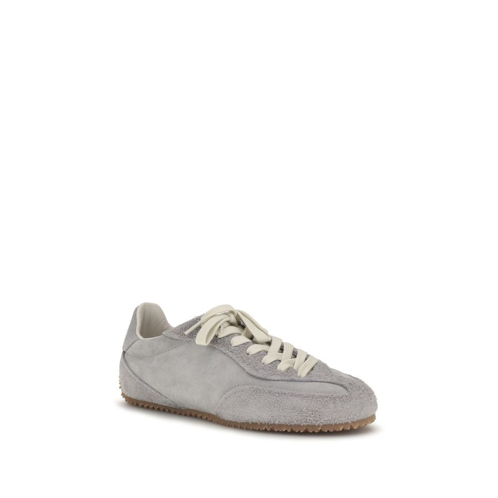 Axel Arigato Gray Calf Leather Bos Taurus Low Top Sneakers | Regal Royce