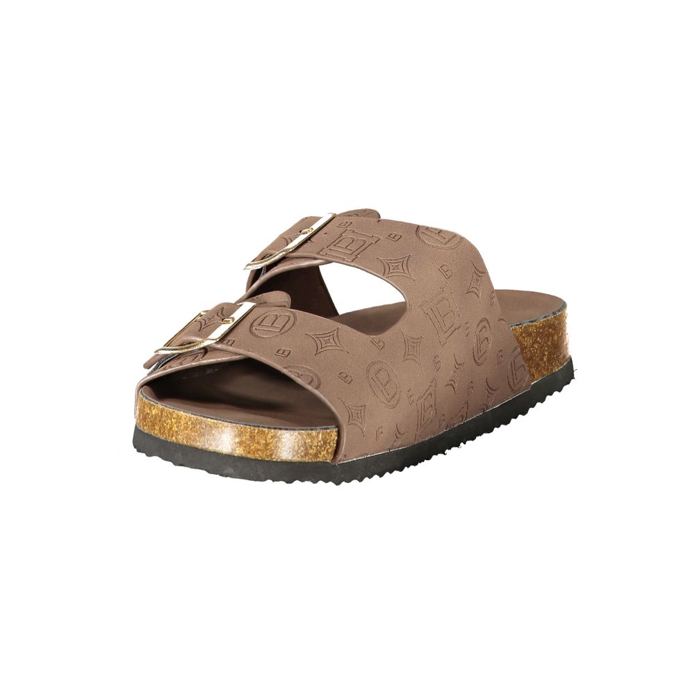 Laura Biagiotti Brown Polyurethane Women's Sandal | Regal Royce