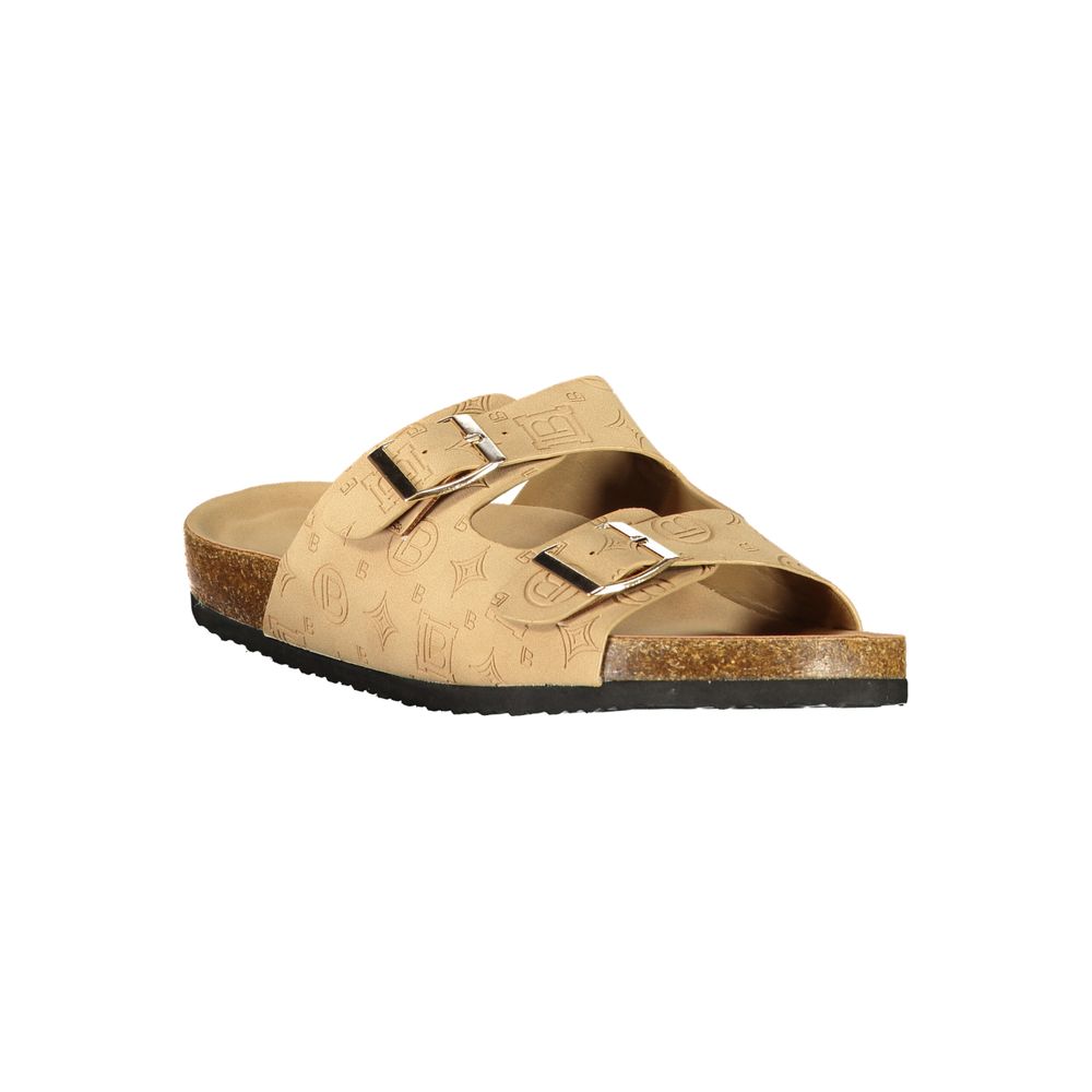 Laura Biagiotti Beige Polyurethane Women's Sandal | Regal Royce