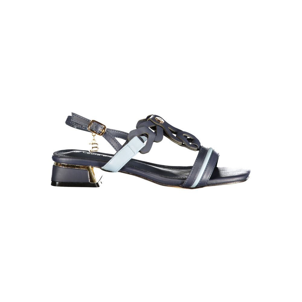Laura Biagiotti Blue Polyurethane Women's Sandal | Regal Royce