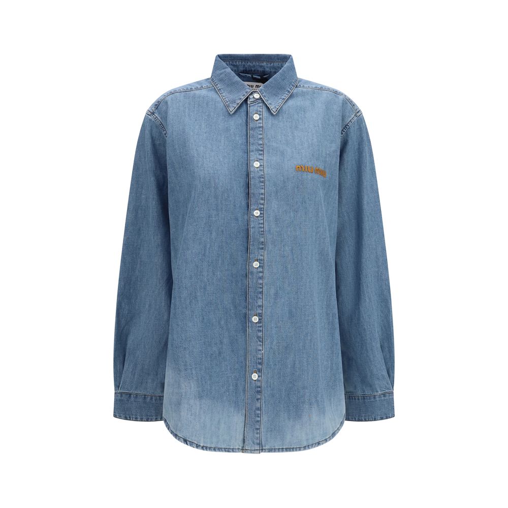 Miu Miu Blue Denim Shirt | Regal Royce