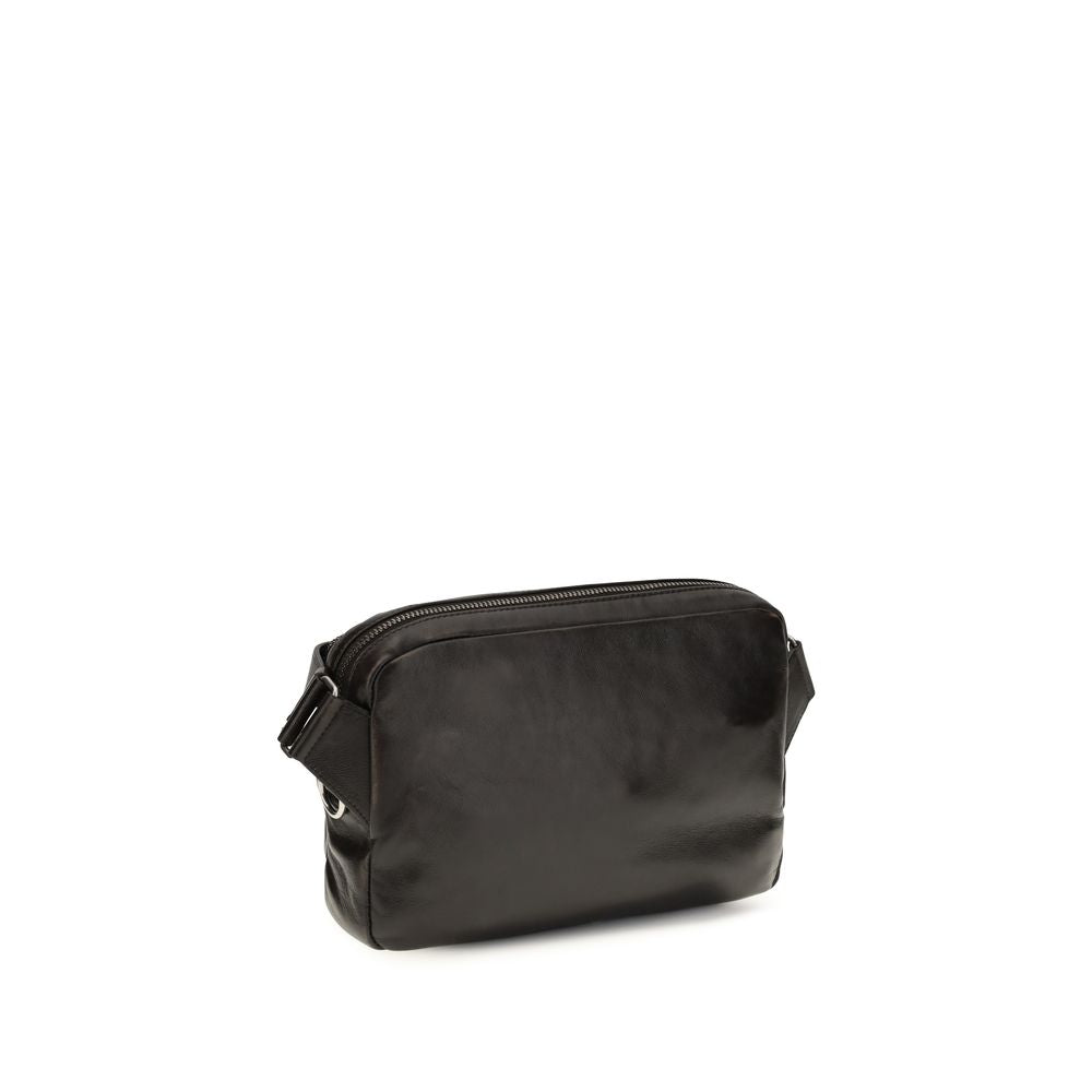 Prada Brown Calf Leather Bos Taurus Shoulder Bag | Regal Royce