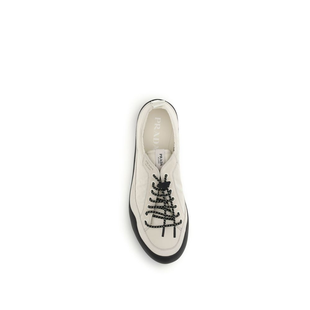 Prada Beige Fabric Athletic Sneakers | Regal Royce
