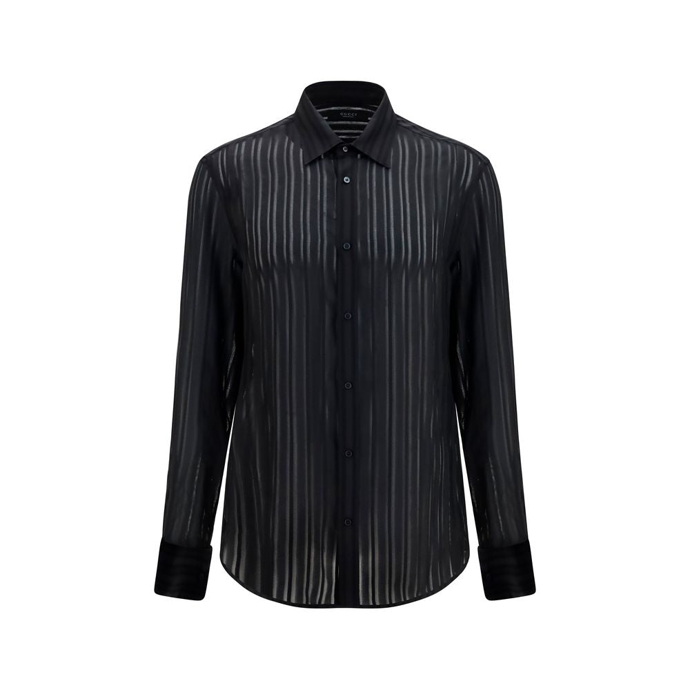 Gucci Black Silk Dress Shirt | Regal Royce