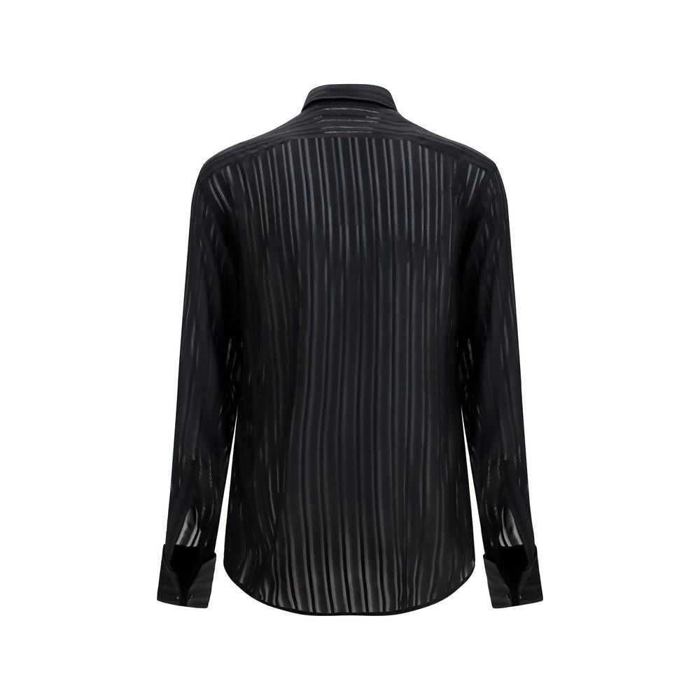 Gucci Black Silk Dress Shirt | Regal Royce