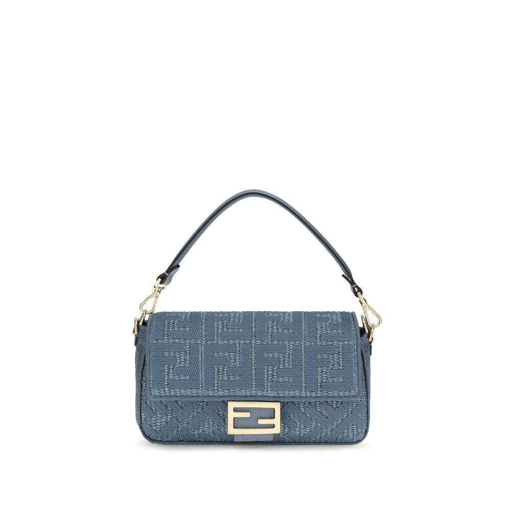 Fendi Blue Raffia Shoulder Bag | Regal Royce