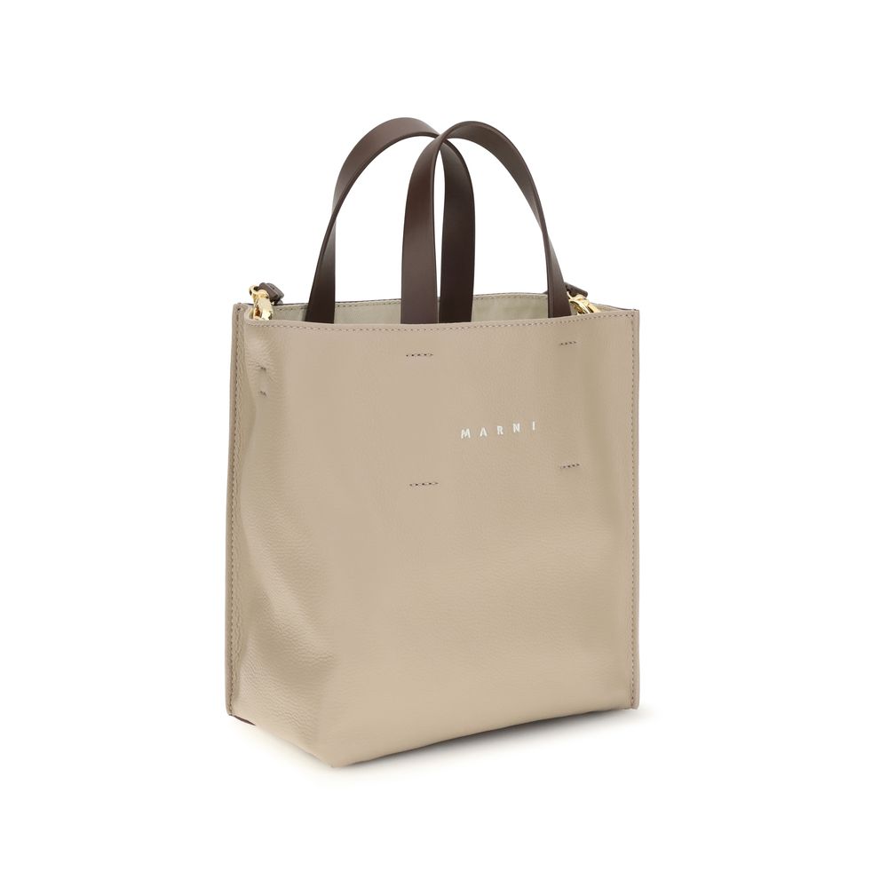 Marni Beige Calf Leather Bos Taurus Handbag | Regal Royce