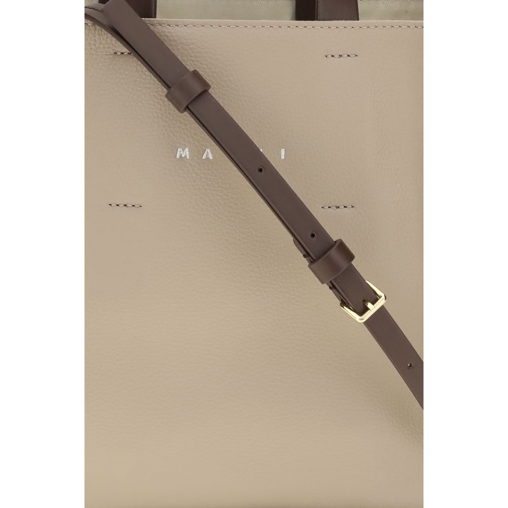 Marni Beige Calf Leather Bos Taurus Handbag | Regal Royce